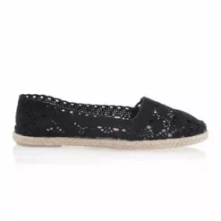 Relax Espadrilles / Semelles Corde Femme Noir