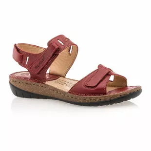 Valmonte Chaussures Confort Femme Rouge â Image 2