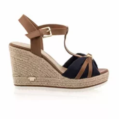 Tom Tailor Espadrilles / Semelles Corde Femme Bleu