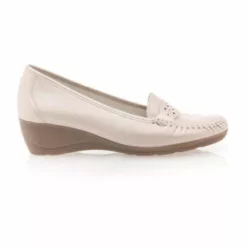 MOC FRANCE Chaussures Confort Femme Beige