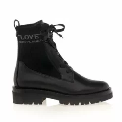 Love Our Planet Boots / Bottines Femme Noir