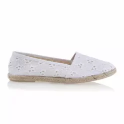 Relax Espadrilles / Semelles Corde Femme Blanc