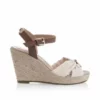 Tom Tailor Espadrilles / Semelles Corde Femme Beige