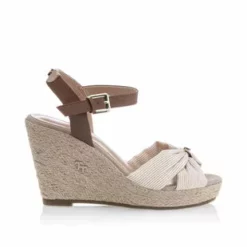 Tom Tailor Espadrilles / Semelles Corde Femme Beige