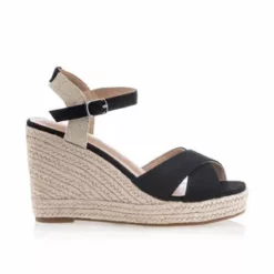 Tom Tailor Espadrilles / Semelles Corde Femme Noir