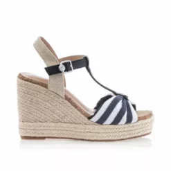 Tom Tailor Espadrilles / Semelles Corde Femme Bleu