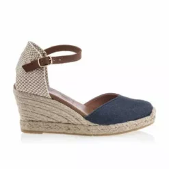 Espadrille Basque Espadrilles / Semelles Corde Femme Bleu